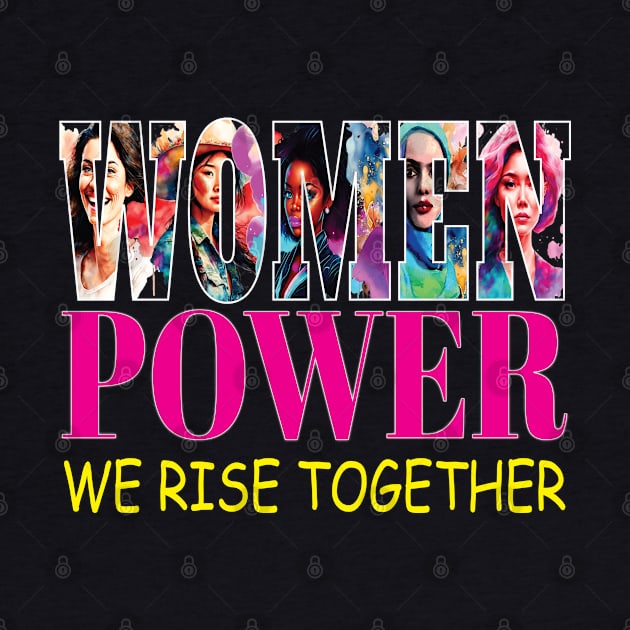 Women Power We Rise Together Woman Empowerment Equity by Envision Styles